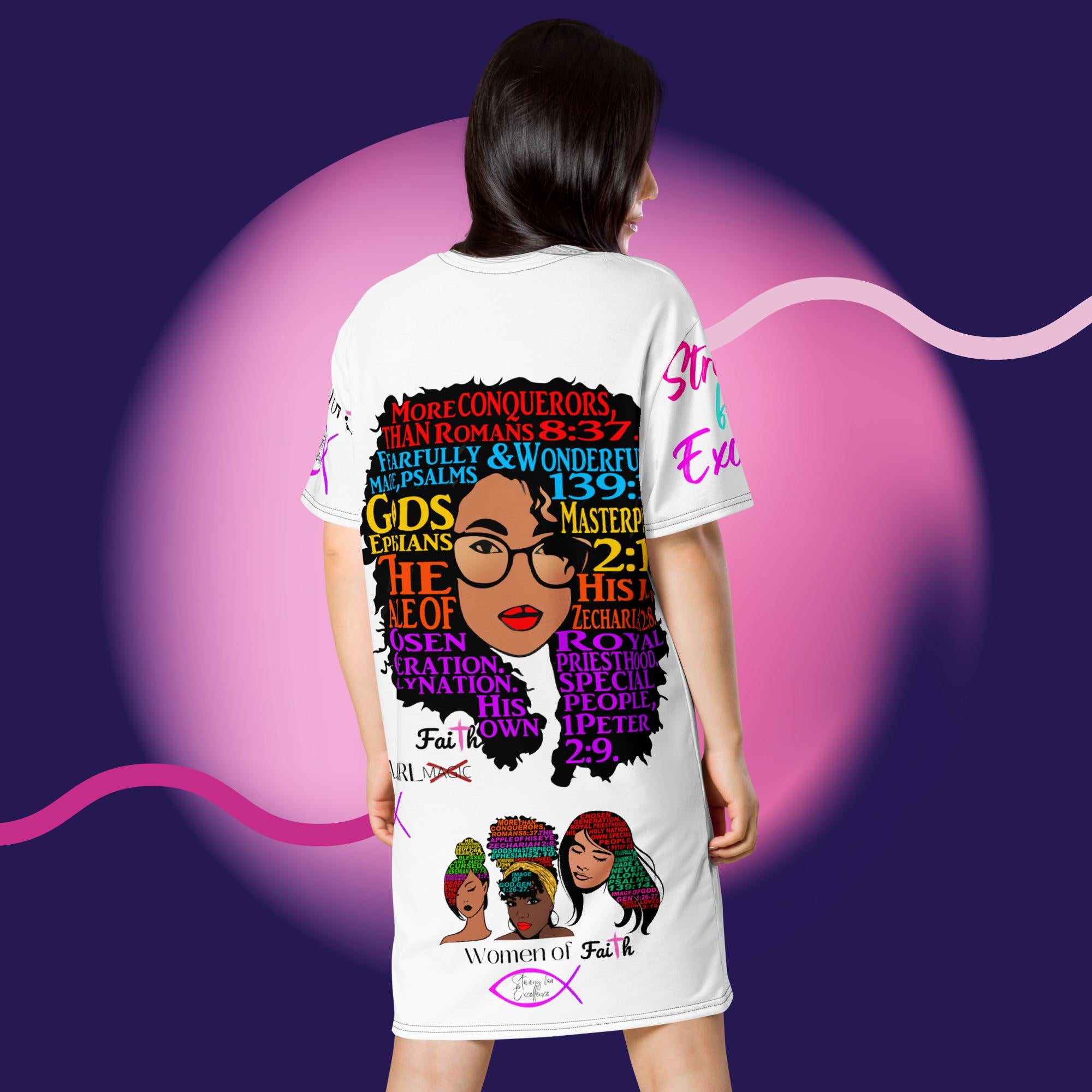 faith t shirt dress Short Sleeve Faith Dress keithharleycollection