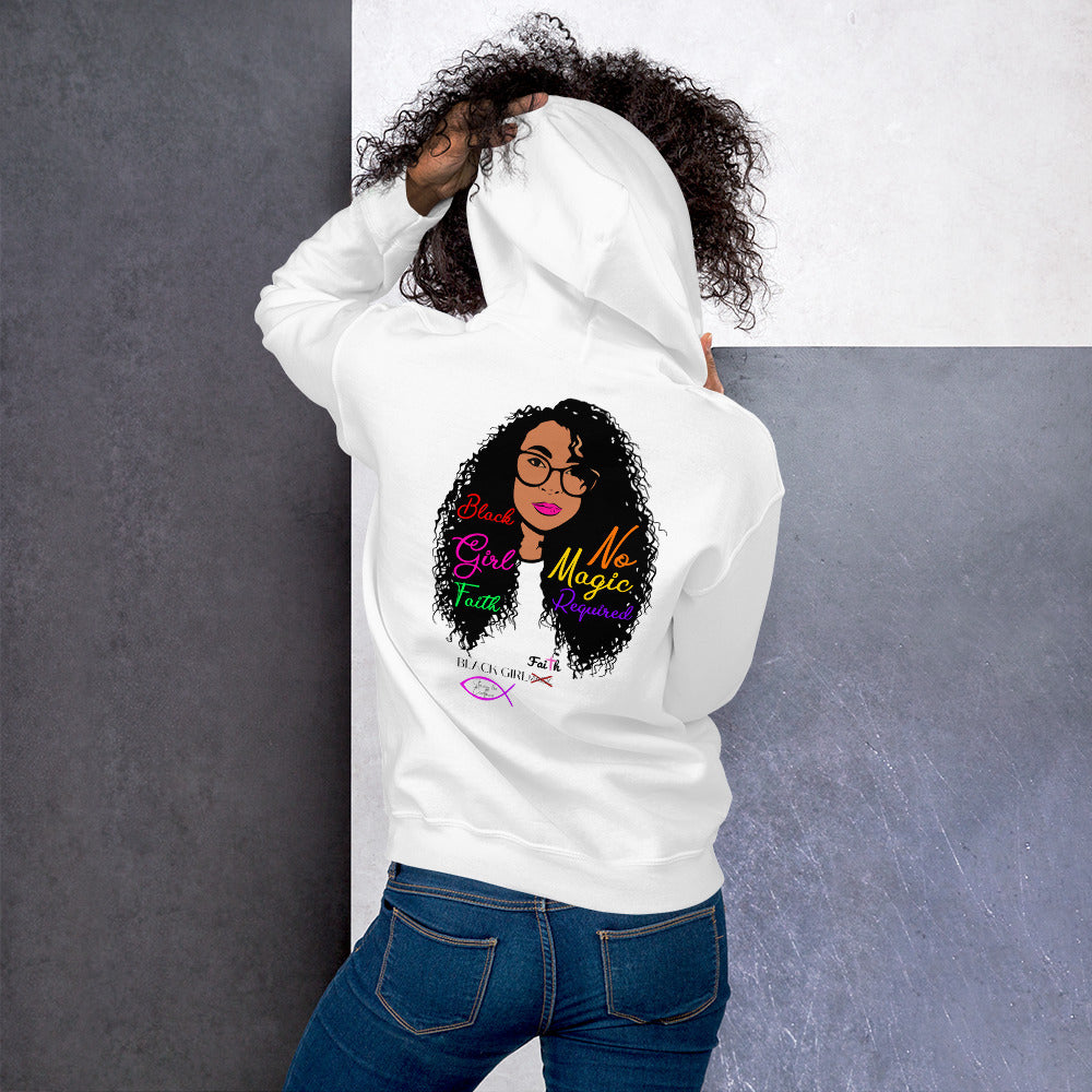 No Magic Required Black Girl Faith Hoodie Strivingforexcellence